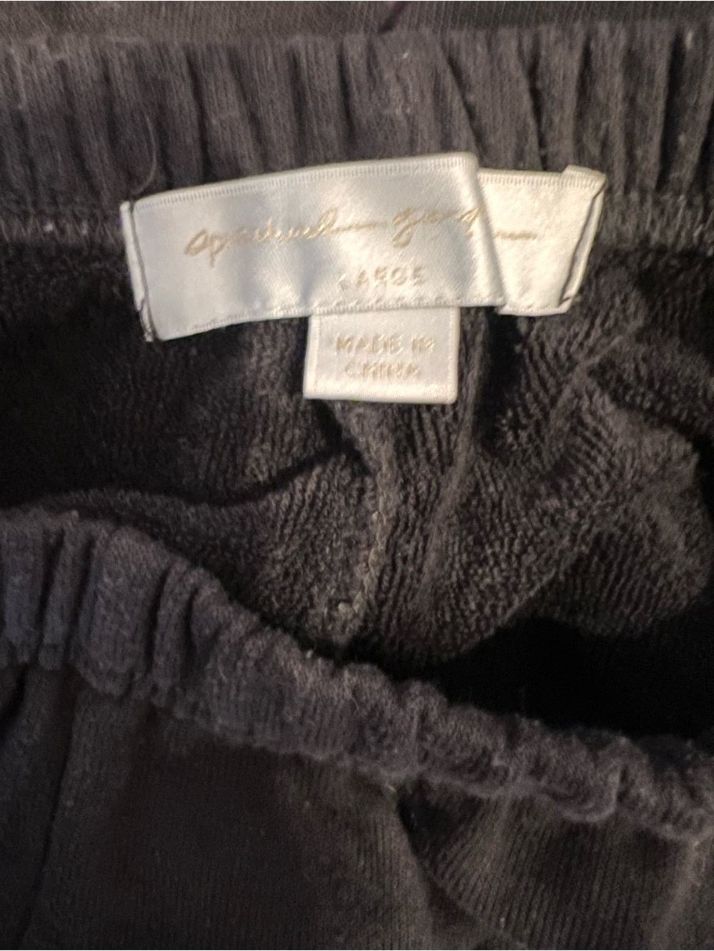 Spiritual Gangster Black Jogger Pants with Sparkly Pink Stripe - Picture 4 of 4
